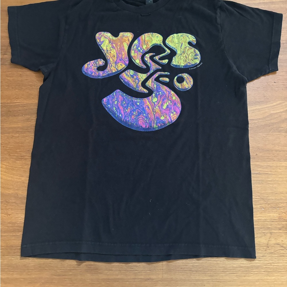 Yes Band T-Shirt, Vintage, Black, Size Medium
